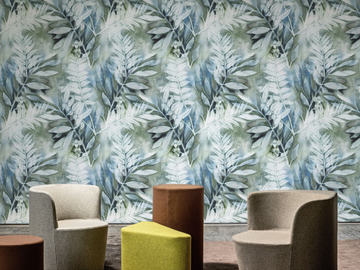LEAF ON LEAF WPN 416 - Panoramic Tropical wallpaper by Spaghetti Wall - view 2
